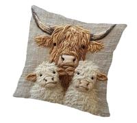 Nuytghr Throw Pillow Covers, Decorative Cushion Covers 18x18 Inch, Accent Pillow Case, Soft Cover with Autumn Pattern and Velvet Texture, Home Decor for Living Room Bedroom Sofa Accent