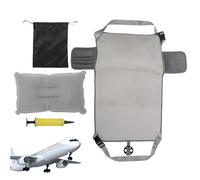 Nuytghr Toddler Travel Bed, Airplane Seat Extender, Kids Flight Accessory, Comfortable Portable, Air Travel, Multi-Functional Cushion for Enhanced Experience During Family Trips