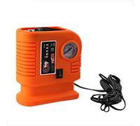 Nuzamas, compressore d'aria portatile da 150 psi, 3 adattatori per valvole, cavo da 2,6 m con presa accendisigari da 12 V CC e morsetti a coccodrillo inclusi.