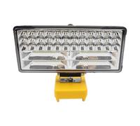 NUZAMAS Faro da Lavoro a LED Compatibile con DeWalt 35W 11800ml Faretto Alimentato a Batteria per Illuminazione di Veicoli da Garage Faretto da 8 Pollici M18 Torcia Portatile per Campeggio all'aperto