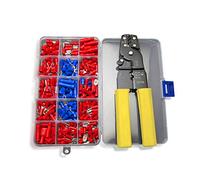 NUZAMAS Pinza crimpatrice per cavi da 0,5 ~ 6,0 mm AWG 23-10 include kit di terminali con connettore 230
