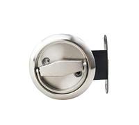 NUZAMAS Set di chiavistelli rotondi per porta della privacy, in acciaio inox 304, per camera da letto, cucina, bagno, lavanderia