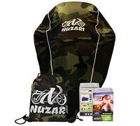 Nuzari - Telo protettivo per moto, resistente, impermeabile, per esterni, per scooter, vespa, ciclomotore, impermeabile, per Harley Davidson, taglia M