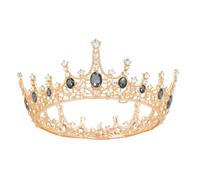 Nuziale Vintage Corona Barocca Retrò in Strass Diadema Cristallo Coroncine Sposa, per Donna Cerimonia Nuziale Coroncina Prom Dresses Pageants Princess Compleanno Parties Crown