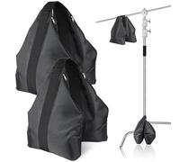 NVAAV Set di 2 sacchi di sabbia da 54,4 kg, resistenti Oxford 1680D, chiusura a cerniera con manico in nylon, ideali per studio video, palcoscenico, fotografia, supporti luminosi, bracci, treppiedi