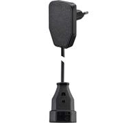 NVB 104569 Alimentazione Prolunga Nero 0.80 m H03VVH2-F 2X 0,75 mm²