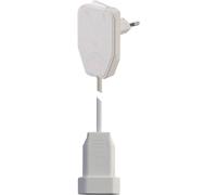 NVB 104580 Alimentazione Prolunga Bianco 3.00 m H03VVH2-F 2X 0,75 mm² con inte