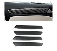 NVBHOF Accessori Interni per VW per Golf 6 MK6 2008-2013 4 Pezzi ABS Struttura in Fibra di Carbonio Car Interior Porta Finestra Pannello Strisce Copertura Protettiva Car Trim Strip Linea