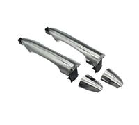 NVCPHGEDEK Maniglia esterna per portiera auto Copripedali e maniglie esterne Per Kia Picanto 2011-2016, argento(Rear Pair 2pcs)