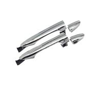 NVCPHGEDEK Maniglia esterna per portiera auto Copripedali e maniglie esterne Per Kia Picanto 2011-2016, argento(Rear Lh Rh 2pcs)