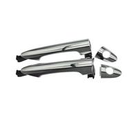 NVCPHGEDEK Maniglia esterna per portiera auto Copripedali e maniglie esterne Per Kia Picanto 2011-2016, argento(Front Pair 2pcs)