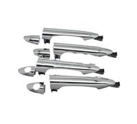 NVCPHGEDEK Maniglia esterna per portiera auto Copripedali e maniglie esterne Per Kia Picanto 2011-2016, argento(Front Rear 4pcs)