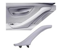 NVCPHGEDEK Maniglia Interna Portiera Dell Auto Per BMW Serie 5 F10/F11/F18 520i/523i/525i/528i/535i Gruppo Maniglia In Pelle Per Portiera Interna Del Passeggero Sinistra E Destra( Left Gray)
