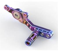 NVCPHGEDEK Pedale del cambio della motocicletta Per parti di modifica Per cfmoto 675SR 450SRS, accessori per leva del cambio, leva del cambio regolabile, frizione con retromarcia rapida(Burning blue)