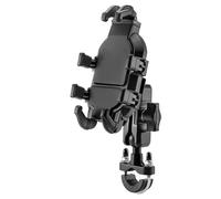 NVCPHGEDEK Supporto telefono bicicletta Supporto Navigazione GPS Bici Moto Staffa Montaggio Supporto Per Telefono Regolabile Con Modulo Ammortizzatore Supporto Per Telefono Bici Antiscivolo(B)