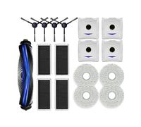 NVDERTA Compatibile con Debot N30 Omni / N30 PRO Omni Parte di Ricambio Accessorio Spazzola Laterale Principale Filtro Sacchetto for mocio(Chocolate)