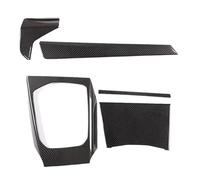NVDERTA Compatibile con la Cornice del Pannello del Cambio della Console Centrale dell'auto BMW Serie 3 4 G20 G28 G22 2020-2023(5pcs Carbon Fiber)