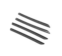 NVDERTA Compatibile con modanature Interne LHD, Console Centrale, Strisce Decorative for cruscotto, Copertura in Fibra di Carbonio ABS, Compatibile con Audi A3 8V 2014-2018 S3 2017(Black)