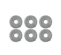 NVDERTA Compatibile con Xiaomi Mijia Robot Vacuum Mop 3S B108CN Parti for aspirapolvere Spazzola laterale principale Filtro Mop Pad(6pcs)