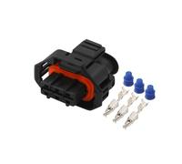 NVDHYTI 1-20 Set 3 Pin 3,5 mm connettore Automatico di/ES/El Pompa di iniezione Uso Presa Femmina p/Aletta 1928403966 (5 Set)(20Sets)