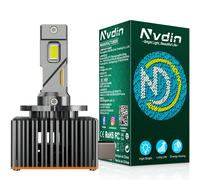 Nvdin d1s led 30000lm, lampadina faro per auto, ultracompatta a montaggio dirett
