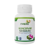 Nveda Kanchnar Guggulu per la funzione tiroidea 60 capsule ayurvediche + sped...