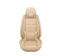 NVETJMUA Auto Accessori Coprisedile Universale Per Auto A 5 Posti Copertura Completa Per KIA Per Ceed Per Rio Per Carens Per Camival Per Picanto Coprisedili auto(F Beige 5 seats)