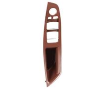 NVETJMUA Dellauto Interno Maniglia For Bmw 5 Series F10 F11 F18 Door Inner Handle Left Front Door Interior Door Panel Driver'S Seat Button Switch Frame Auto Interna Maniglia(Red Brown-Panel)