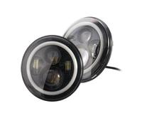 NVETJMUA Fanale Proiettore Per Hummer H1 E H2 03-09 Rotondi A LED Da 7 Pollici DRL Fari Anteriori Hi-Lo Beam Per Auto Fari anteriori(Headlight 2pcs B)
