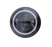 NVETJMUA Fanale Proiettore Per Hummer H1 H2 Fari A LED Da 7 Pollici Con Indicatori Di Direzione Rotondi Fari anteriori(1pcs Black A)