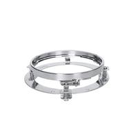 NVETJMUA Fanale Proiettore Per Lada 4x4 Per Urban Per Niva Fari Anteriori A LED Da 7 Pollici H4 Hi-Lo Beam Con DRL Fari anteriori(1PCS Silver Bracket)