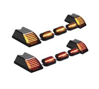 NVETJMUA Fanali Posteriori Per Hummer H2 Per 2005, 2007-2009 Per Hummer H2 SUT/SUV Luci Anteriori Posteriori A LED Per Tetto Cabina Luci Ingombro 2003-2009 Fanale Posteriore(10PIECE Amber Red)