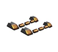 NVETJMUA Fanali Posteriori Per Hummer H2 Per 2005, 2007-2009 Per Hummer H2 SUT/SUV Luci Anteriori Posteriori A LED Per Tetto Cabina Luci Ingombro 2003-2009 Fanale Posteriore(10PIECE Amber)