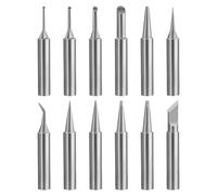 NVGFTG 900M Punte Saldatore Stagno per Stazioni di Saldatura, 12 Pezzi Punta per Saldatore, Punte per Saldatura di Ricambio per Attrezzature e Accessori per Saldatura