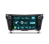 NVGOTEV 8core Autoradio per Nissan Rogue Qashqai X-Trail (T32) 2014-2018, radio stereo da 9 pollici 4+64GB con CarPlay wireless/Android Auto Bluetooth 4G LTE DSP RDS FM/AM SWC DAB opzionale