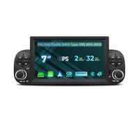 NVGOTEV Autoradio Android per Fiat Panda (MK3 Tipo 319) 2013-2023, radio da 7 pollici 2+32G con Carplay wireless/Android Auto Bluetooth WiFi GPS Navi FM RDS SWC (DAB+ opzionale)