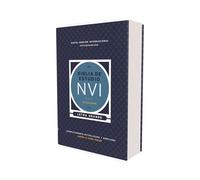 NVI, Biblia de Estudio Actualizada, Texto revisado 2022, Letra grande, Tapa Dura, Interior a color, Palabras de Jesús en Rojo