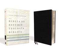 NVI Biblia De Estudio Teologia Biblica: Nueva Version International, Negro, Piel Reciclada: Sigue el plan redentor de Dios como se desenlaza en las Escrituras