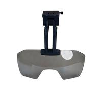 NVISRHDP Occhiali per Casco con Lenti Spesse in PC | Occhiali regolabili con smorzamento della 3a marcia, nessun danno alla staffa di interfaccia anteriore