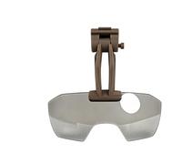 NVISRHDP Occhiali per Casco con Lenti Spesse in PC | Occhiali regolabili con smorzamento della 3a marcia, nessun danno alla staffa di interfaccia anteriore