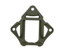 NVISRHDP Una Base di Montaggio Cava Triangolare di Un Casco in Acciaio | Parti fai-da-te per casco universale per il tempo libero all'aperto