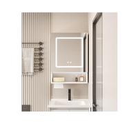 nviusdSJ Specchi da bagno, Applicabile a vari scenari come residenze, hotel aziendali, appartamenti, ecc(Smart Model,48 * 75cm)