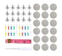 NVIYAM 90 Pcs Vite per Riparazione Tetto Auto Kit Riparazione Cielo Auto Vite Riparazione Rivetti Pulsante Auto Tetto Puntine per Cielo Auto Scollato Rimedi Pulsante per Strumento di Riparazione Tetto