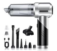 NVKHG Aspirabriciole Senza Fili, 18000Pa Aspirapolvere Auto Portatile, Pieghevole Aspiratore e Soffiatore con Motore Brushless, Mini Aspirapolvere Potente per Auto Casa Ufficio Peli di Domestici