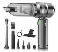 NVKHG Aspirapolvere Portatile Batteria per Aspirapolvere Portatile 22000Pa, 3 Velocità 8000 rpm Elettrico con Motore Senza Spazzole, Mini Aspirapolvere, Aspirapolvere Cordless per Auto per Ufficio Usa