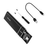 NVMe - Custodia per dischi rigidi esterni, facile installazione, USB 3.1 Gen 2, 10 Gbps, trasferimento dati, scatola di archiviazione esterna