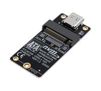 NVMe Disk to USB Type C Enclosure Easy Installation Dissipatore di calore in alluminio per trasferimento dati e espansione archiviazione NVMe Dock