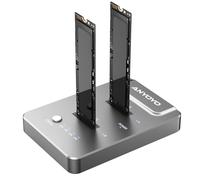 NVMe M.2 Clone SSD - Stazione di clonazione offline Dual Bay 10 Gbps - Docking Station USB3.2 Gen 2 per SSD M.2 2230/2242/2260/2280