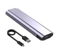 NVME Solid Disk Enclosure USB3.1 Gen 2 Metal Shell Ottimali Raffreddamento Per Trasporto Sicuro Custodia Esterna