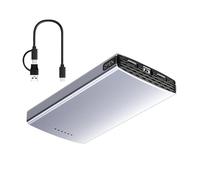 NVMe Solid Disks Adapter Case Enclosure 2 Dischi 20Gbps Fast Speed Solid Disk Case Box